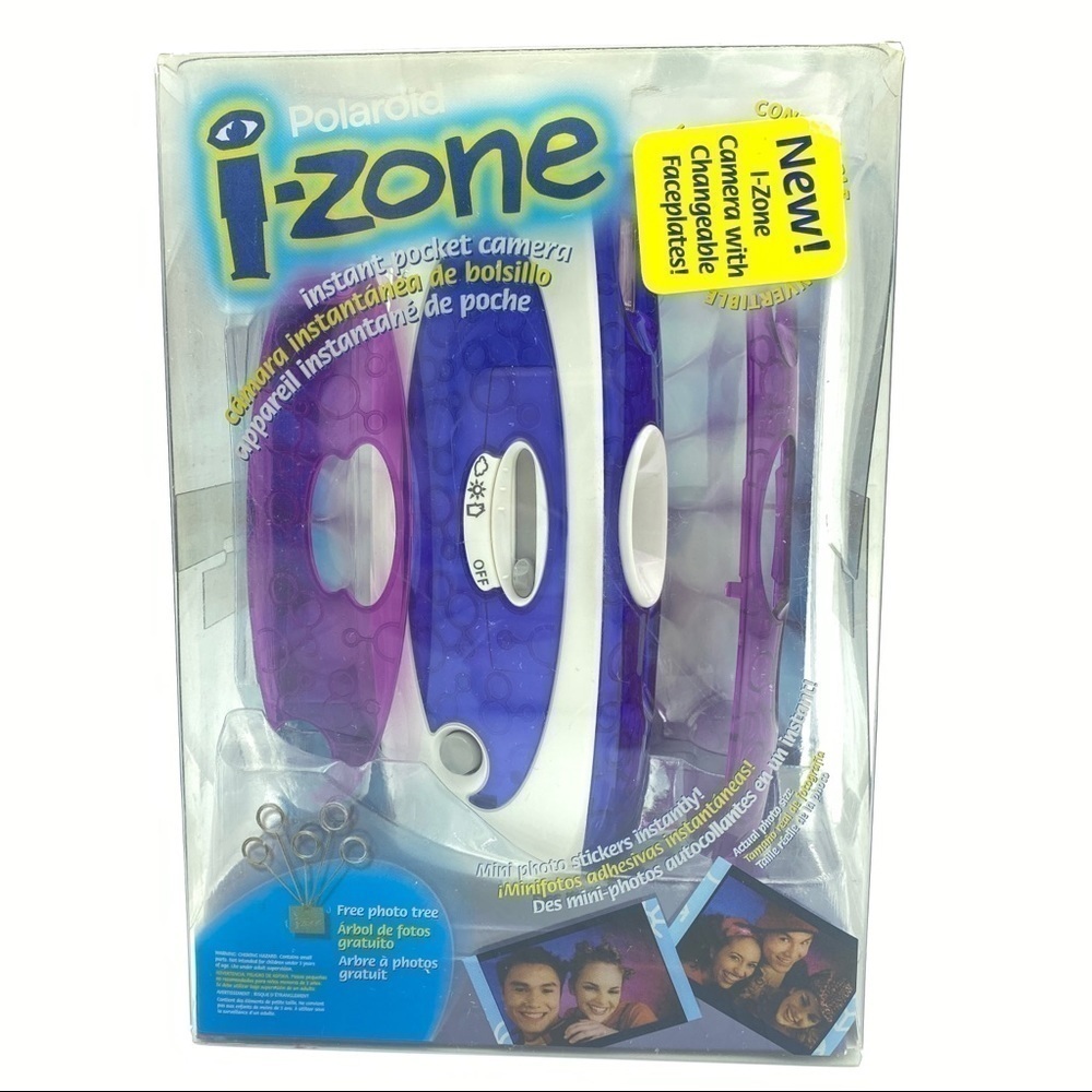 POLAROID i-Zone Instant Pocket Camera with Changeable Faceplates New - Open Box
